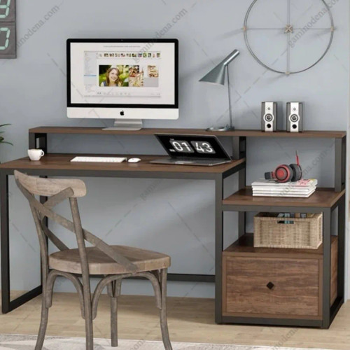 میز کامپیوتر خانگی رنگی در ابعاد 80*140