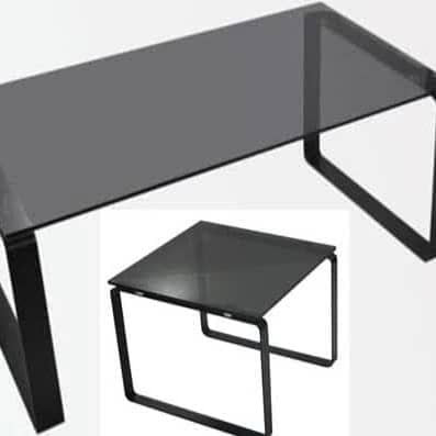 میز جلو مبلی اداری رنگی تسمه